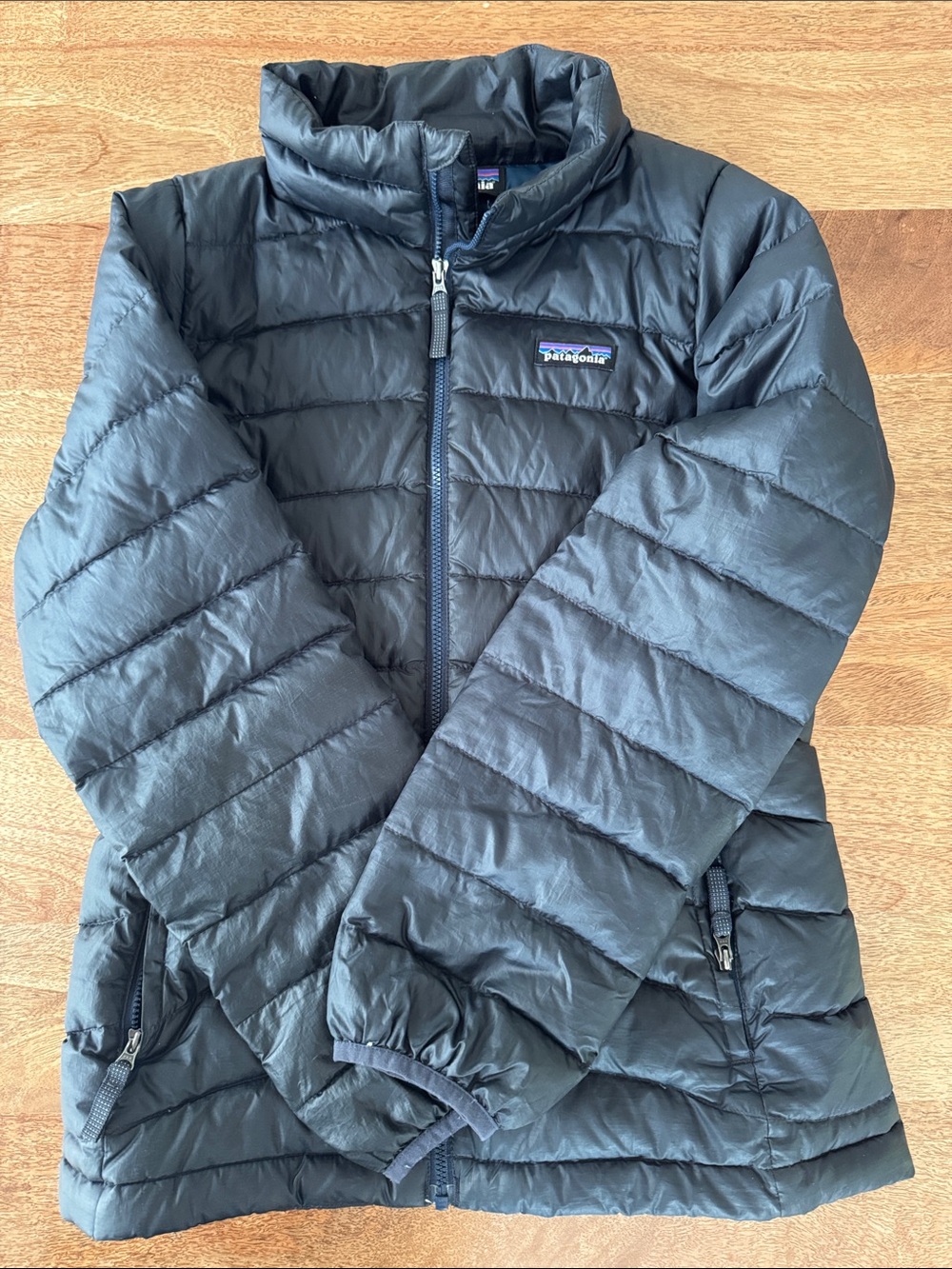 Patagonia Kids Black Lightweight Puffer Jacket